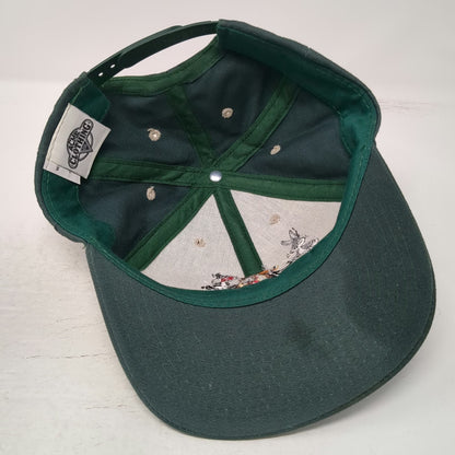 Acme Clothing Co Snapback Green Hat Looney Tunes Bugs Taz Sylvester USA Vintage