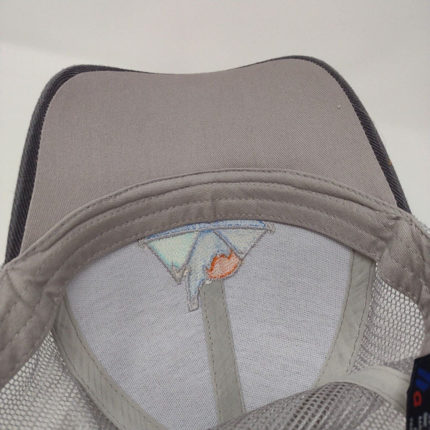 Idaho Sunset Strapback Mesh Back Trucker Hat Gray OSFA Colorblock HG