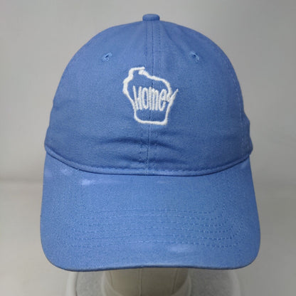 Home Slideback Hat Blue One Size Embroidered 6 Panel Port & Company