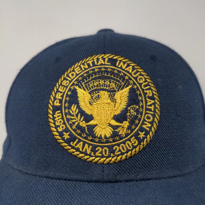 George W. Bush 55th Presidential Inauguration Men's Strapback Hat Blue OSFA VTG