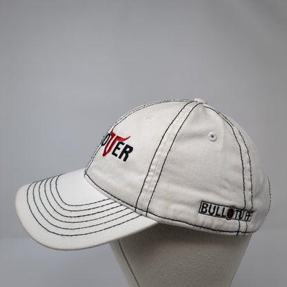 Neckover Bull Tuff Strapback Hat White One Size Adjustable 6 Panel