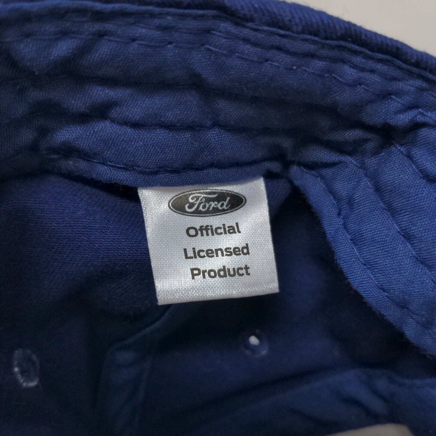 Ford Snapback Hat Multicolor One Size Adjustable Distressed Vented Holes 6 Panel