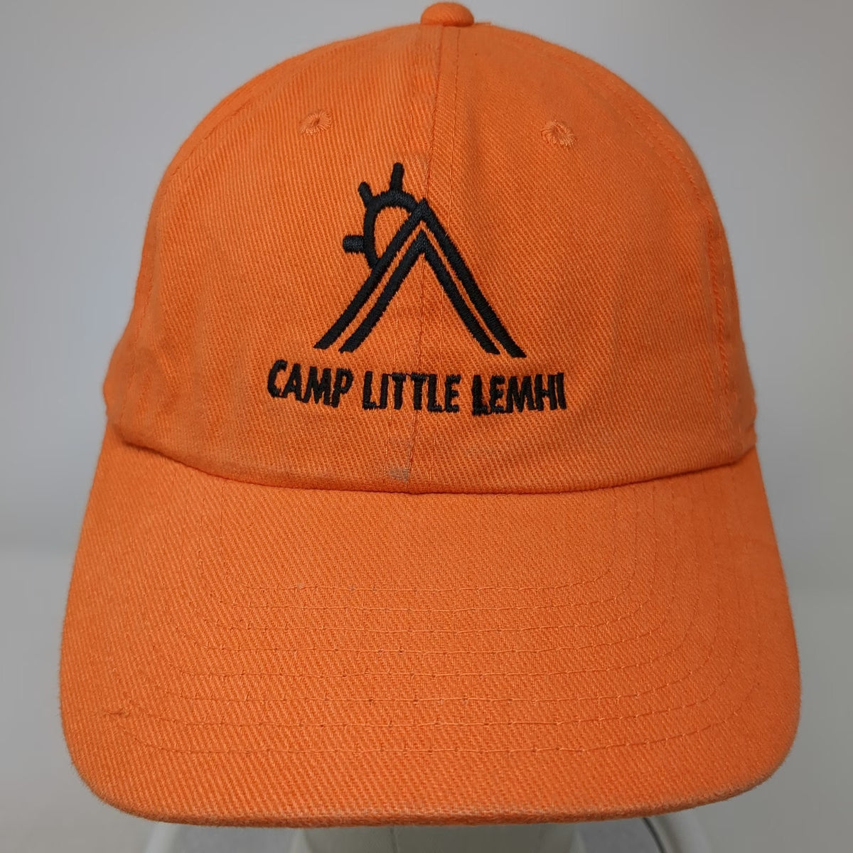 Cobra Camp Little Lemhi Embroidered Baseball Cap Orange One Size Strapback Hat