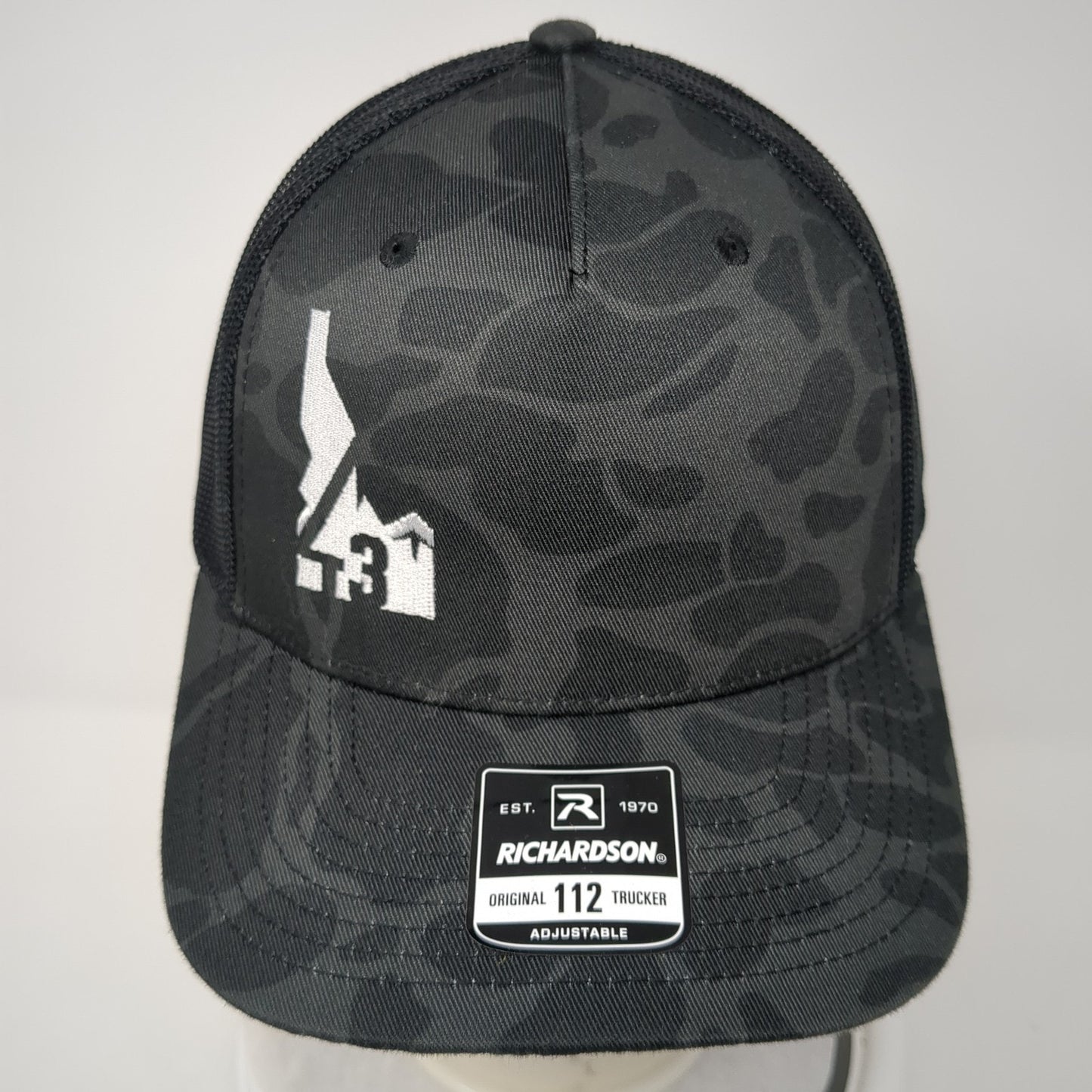 Idaho State Map Snapback Trucker Hat Multi One Size Camo Mesh Back