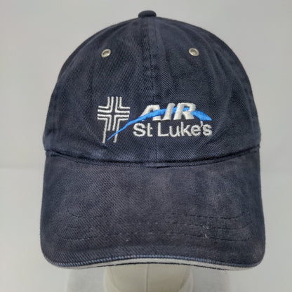 Air St. Luke's Slideback Hat Blue OSFA Adjustable Embroidered Fahrenheit