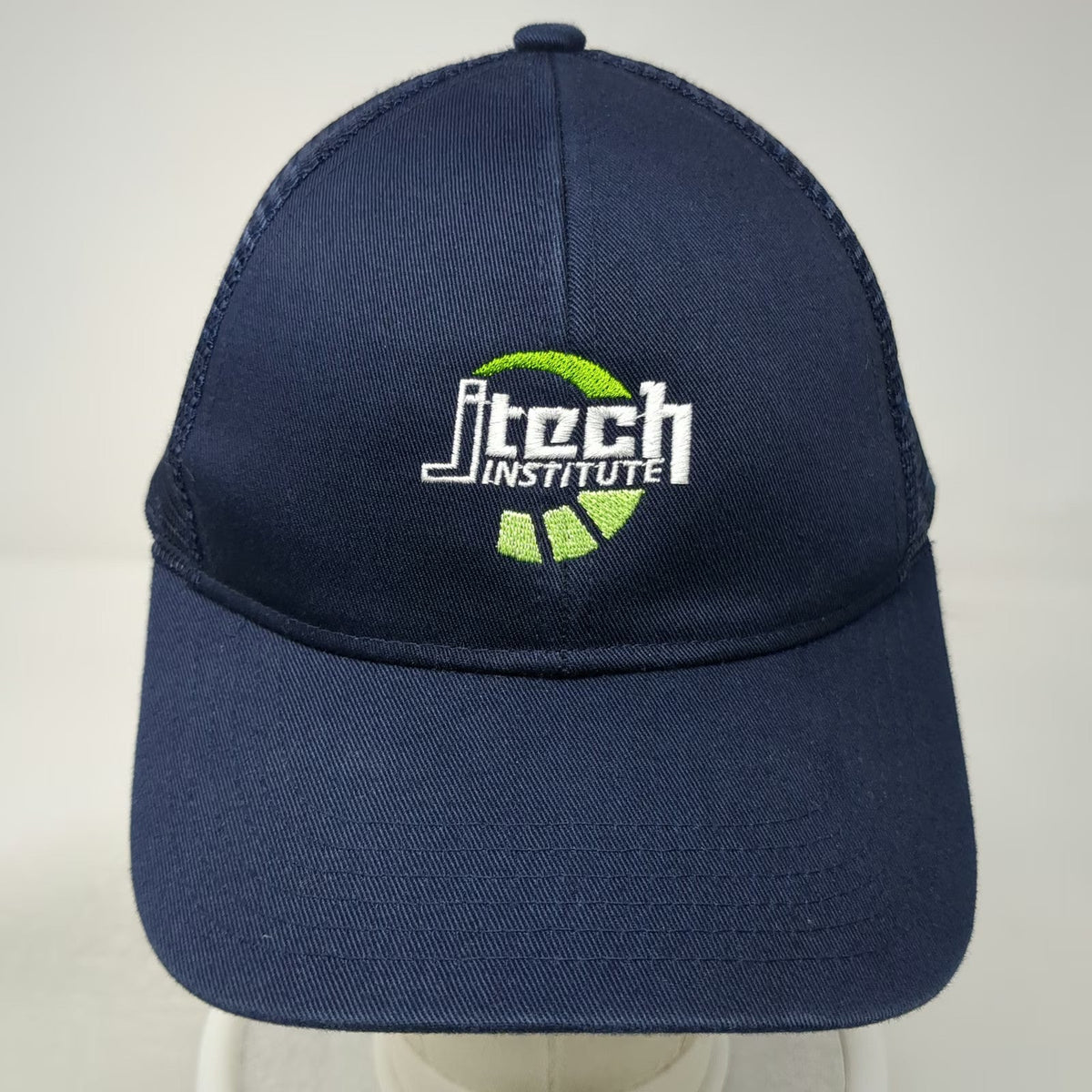 Port Authority Baseball Cap Blue One Size Jtech Institute Mesh Strapback Hat