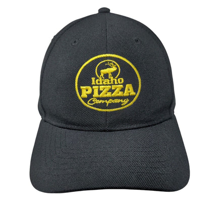 Idaho Pizza Company Strapback Hat Black One Size Embroidered 6 Panel Sportsman