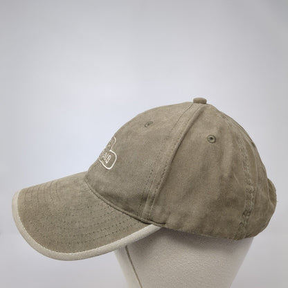 Dekalb Strapback Hat Brown One Size Adjustable Embroidered K-Products