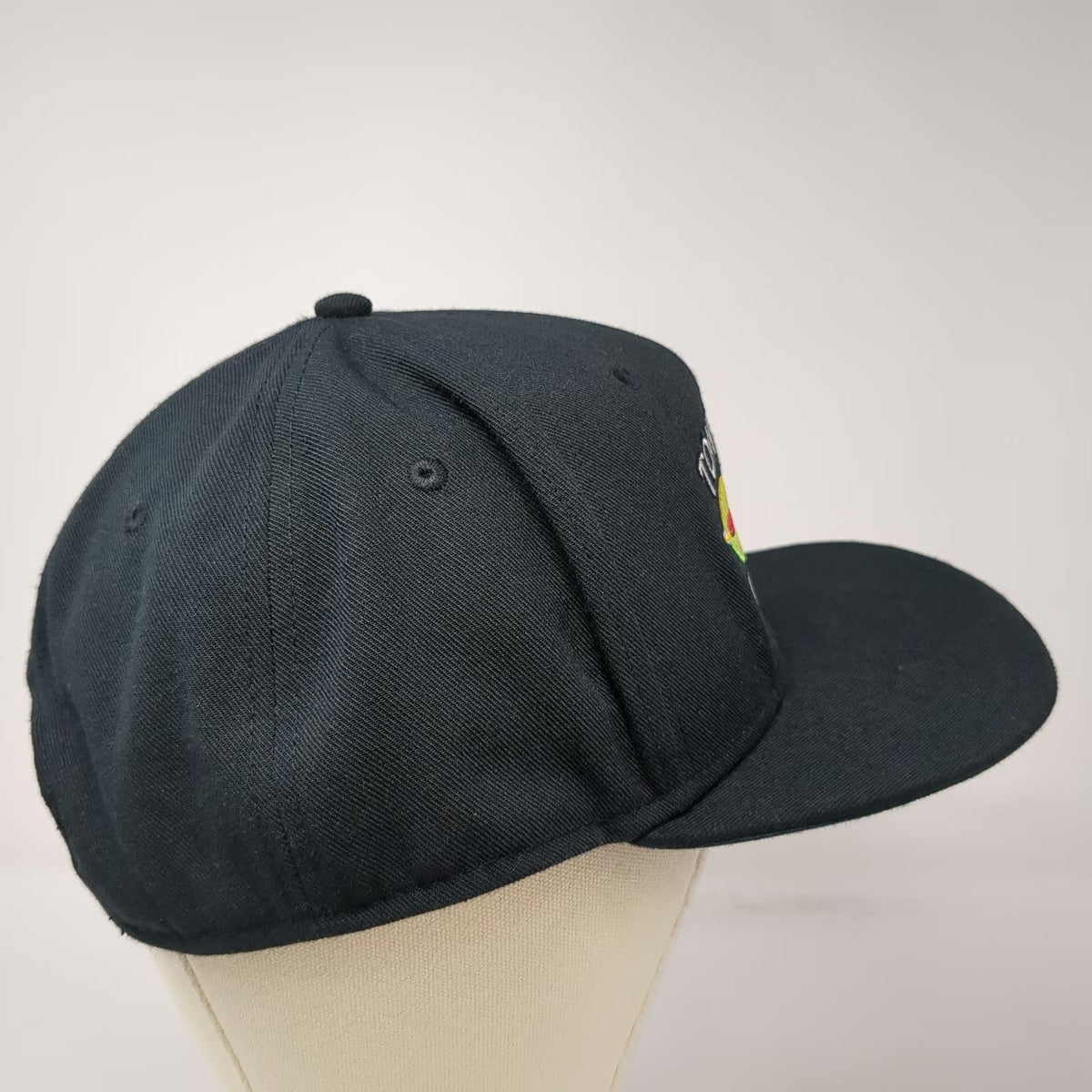 Outdoor Cap Snapback Black One Size Hat Tony Maja Products Fishing Flat Brim