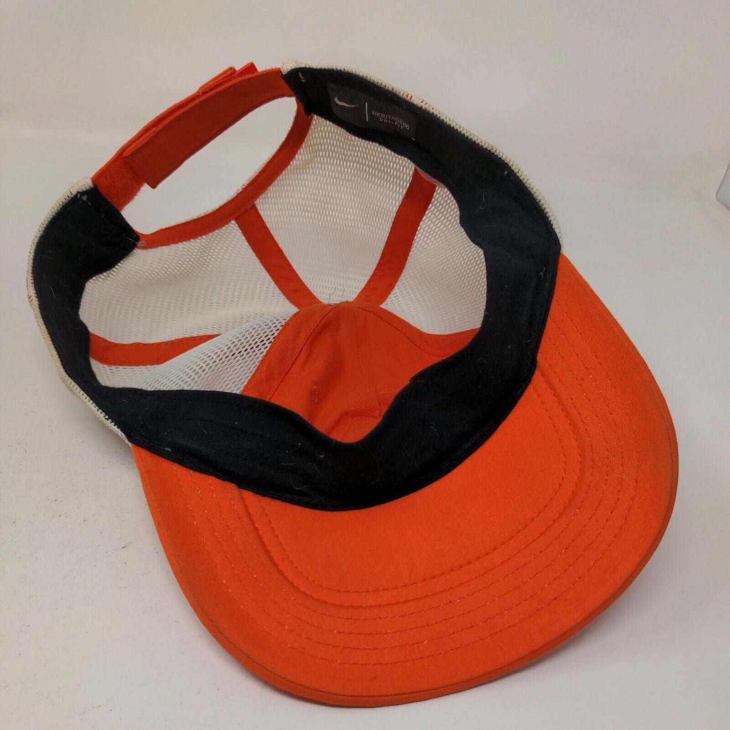 Nike Heritage 86 Dri Fit Mens Strapback Mesh Back Hat Orange OSFM Clemson Tigers