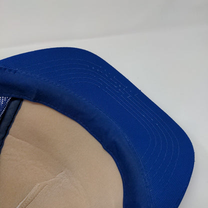 Big Boys Toys Pocatello Idaho Snapback Trucker Hat Blue OSFA Mesh Back Polyester