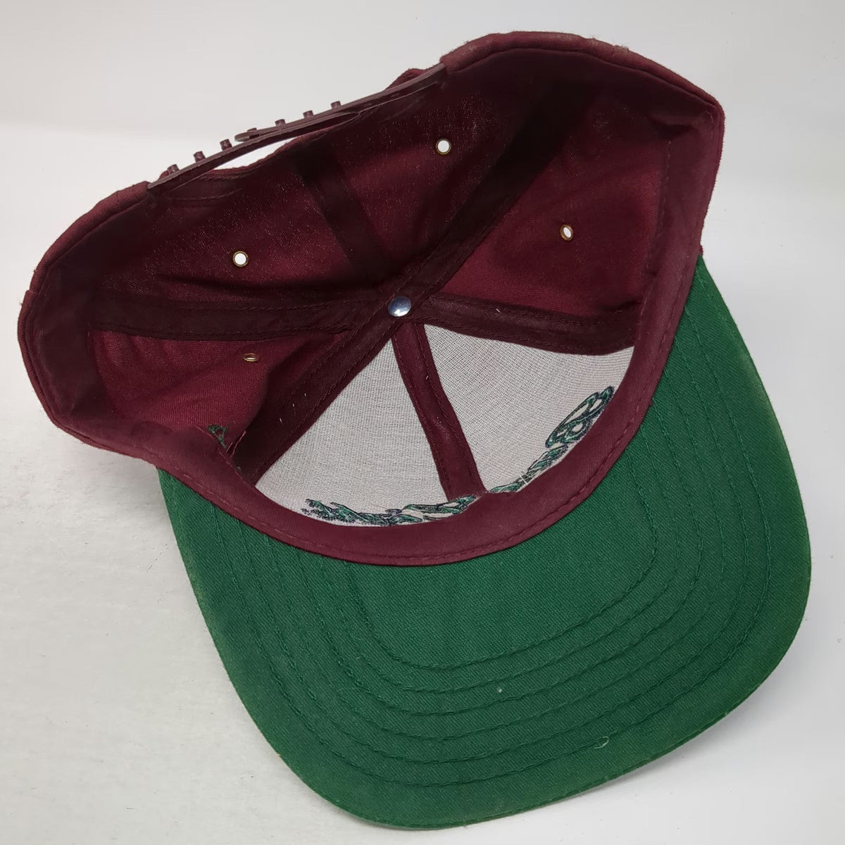 Bud Light Red Green Hat Snapback One Size Beer Logo Embroidered Anheuser Busch