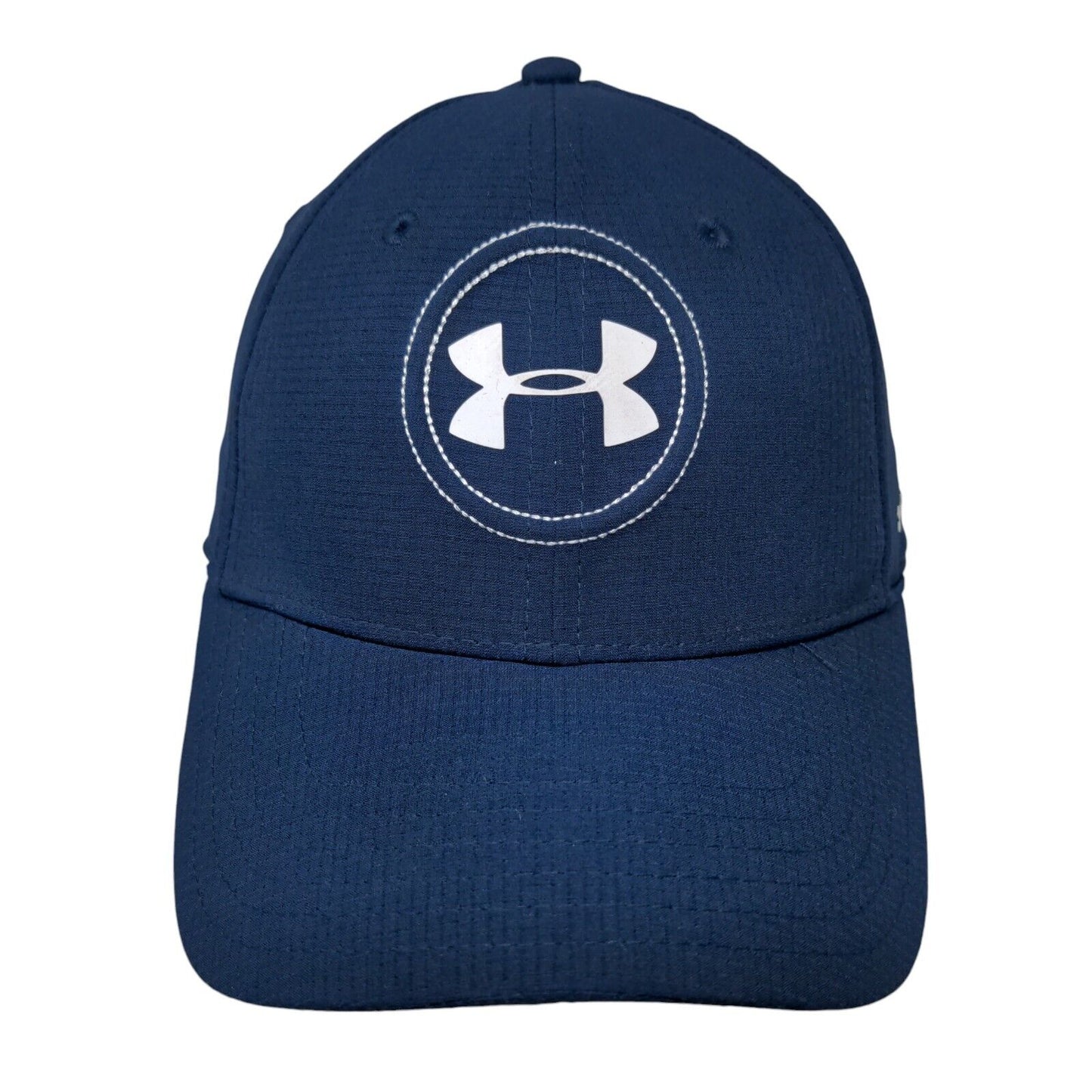 Under Armour Golf Fitted Hat Blue Size L/XL Lightweight Breathable 6 Panel