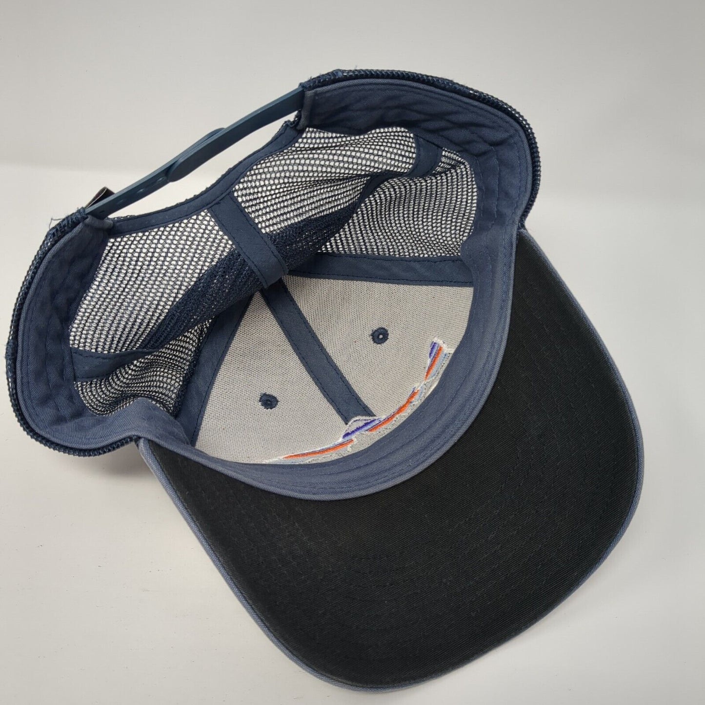 Patagonia Snapback Trucker Hat Blue One Size Adjustable Embroidered Mesh Back