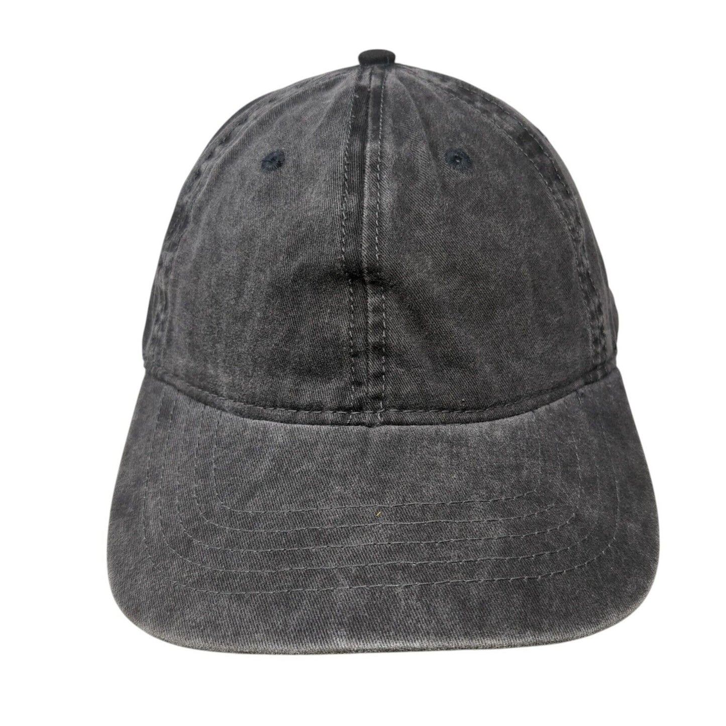 Unbranded Slideback Hat Black One Size Adjustable Blank Vent Holes