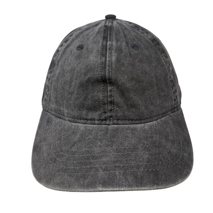 Unbranded Slideback Hat Black One Size Adjustable Blank Vent Holes