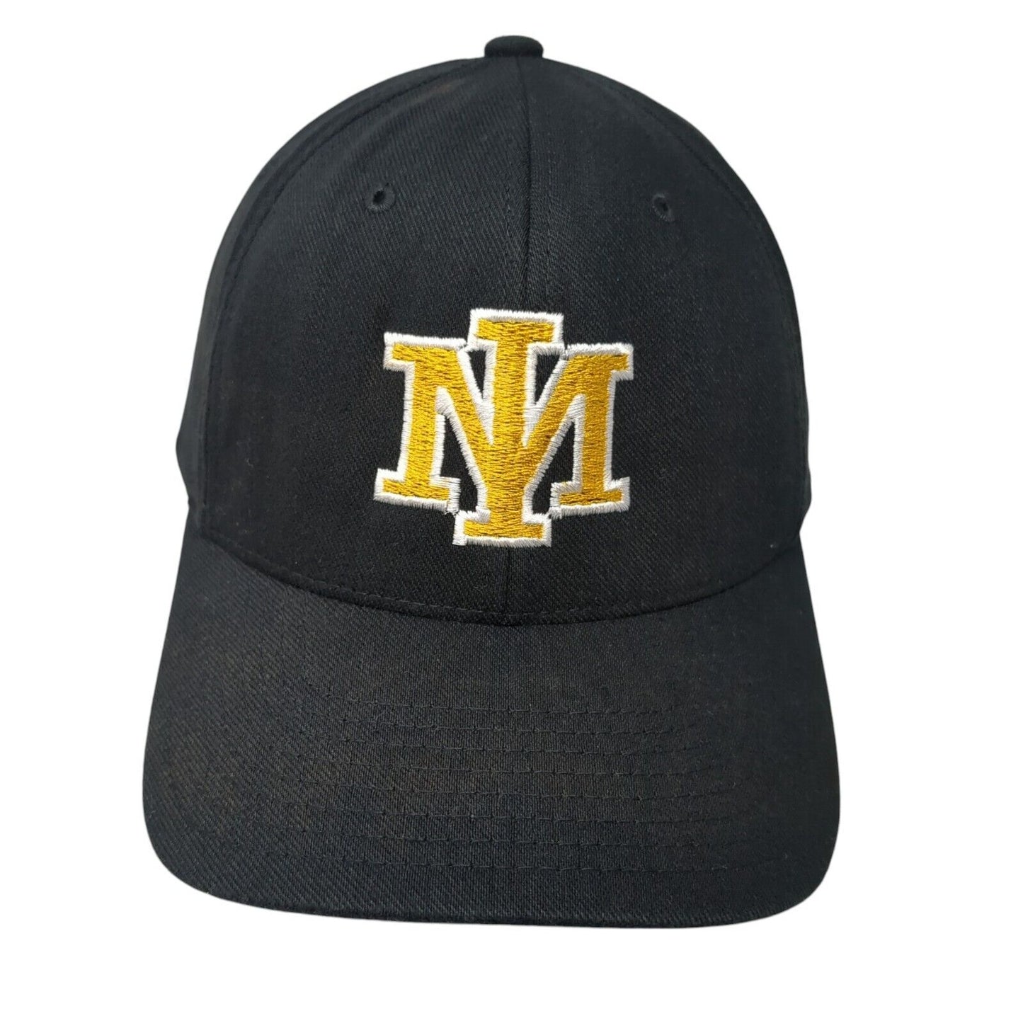 Richardson Pro 185 Fitted Baseball Cap Black XL Lightweight Embroidered 6 Panel