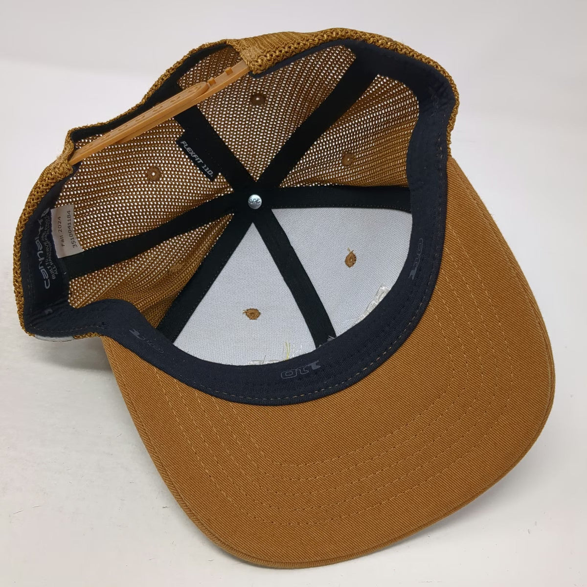 Carhartt Trucker Hat Brown One Size Boise Co-op Market Mesh Snapback Logo 1973