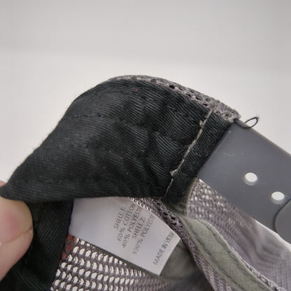 OST Snapback 112 Trucker Hat Black One Size Adjustable Mesh Back Richardson