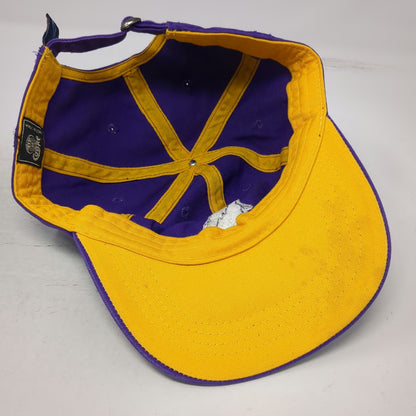 Cobra College of Idaho Yotes Purple One Size Hat Slideback Yellow Underbrim Logo