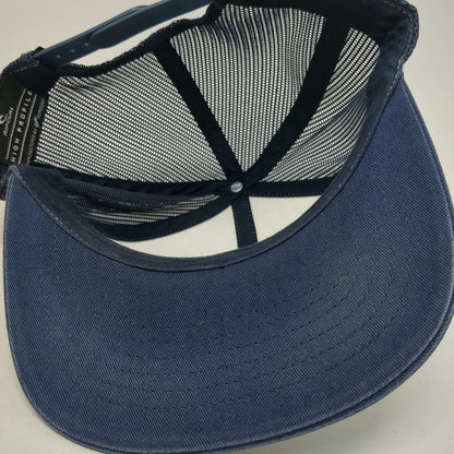 Rip Curl Trucker Hat Blue One Size Florida Marlin Patch Snapback High Profile