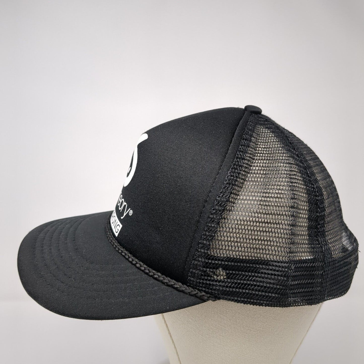 Youtheory Age Strong Snapback Rope Trucker Hat Black One Size Mesh Back