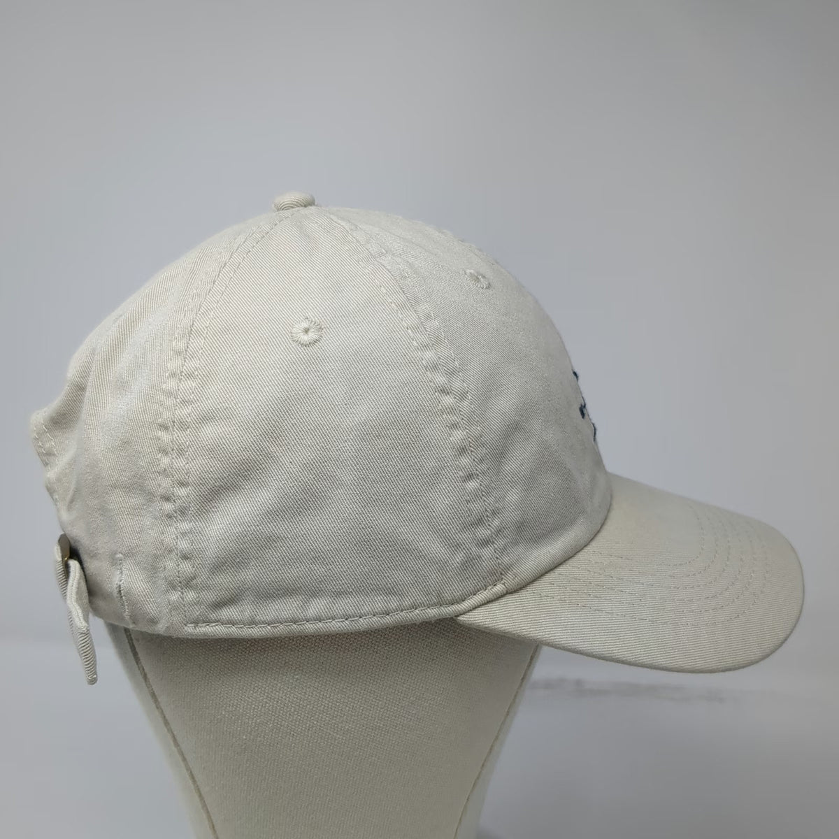 Life is Good Baseball Cap Beige One Size Slideback Compass Star Embroidered Hat