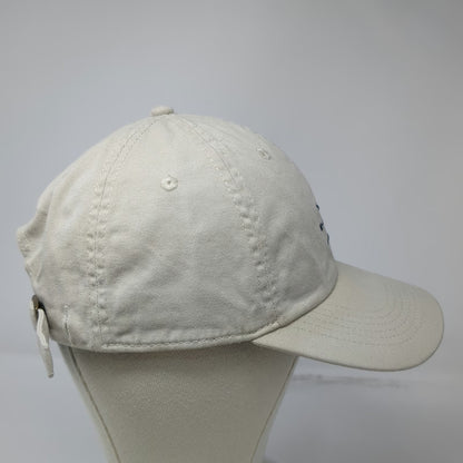 Life is Good Baseball Cap Beige One Size Slideback Compass Star Embroidered Hat