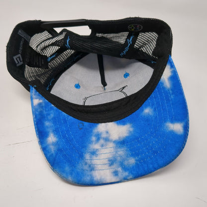 Maui And Sons Snapback Trucker Hat Multi One Size Mesh Back Tie Dye