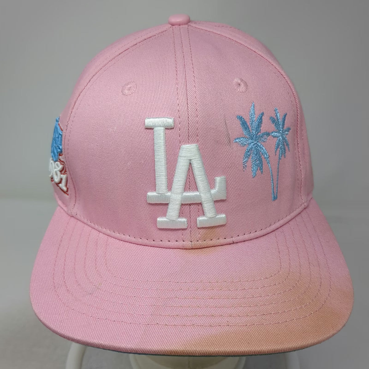 Pro Standard MLB Los Angeles Dodgers Hat Pink Snapback OS 1981 World Series