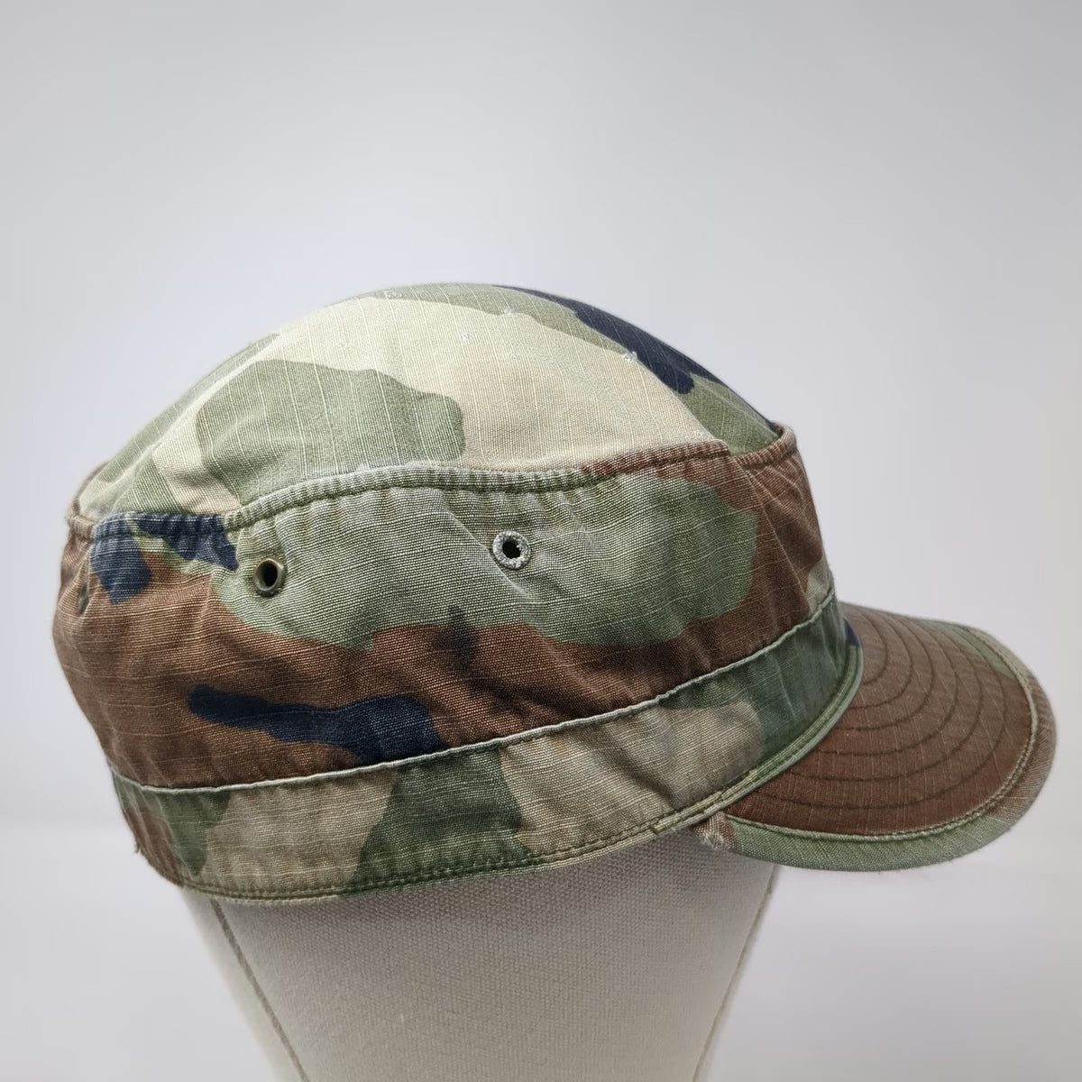 Green Brown Black Army Cap One Size Woodland Camo Patrol Tactical Hat