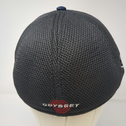 Callaway Baseball Cap Blue XL X2 Hot Odyssey Tour Authentic Mesh Fitted Hat