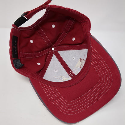 Physical Therapy Special List of Idaho Strapback Hat Red OS Adjustable Sportsman