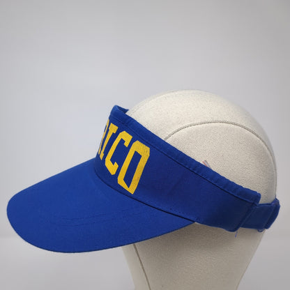 Trico Slideback Visor Hat Blue One Size Adjustable Solid Outdoor Nissin