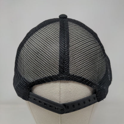 Zyia Active Snapback Mesh Back Trucker Hat Black One Size Adjustable
