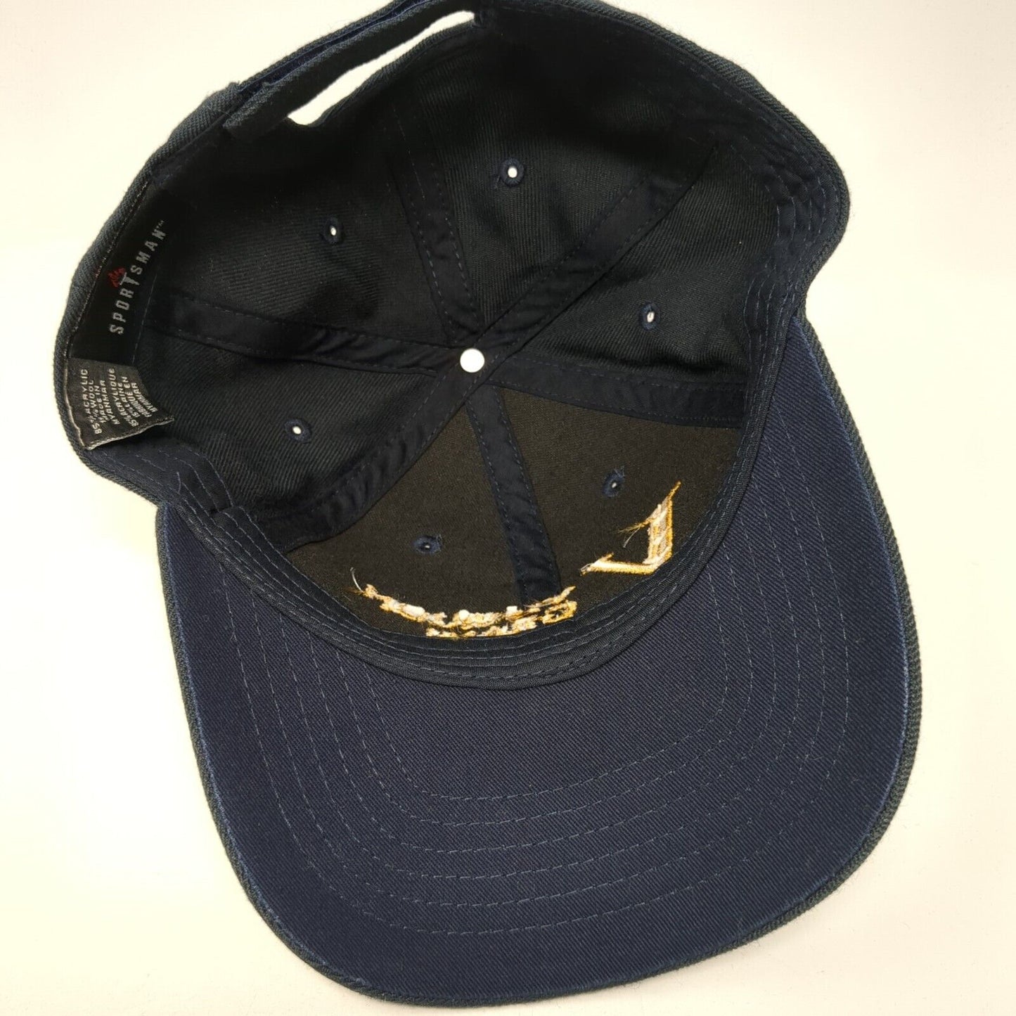 Viserion Grain Strapback Hat Blue One Size Adjustable Sportsman 6 Panel