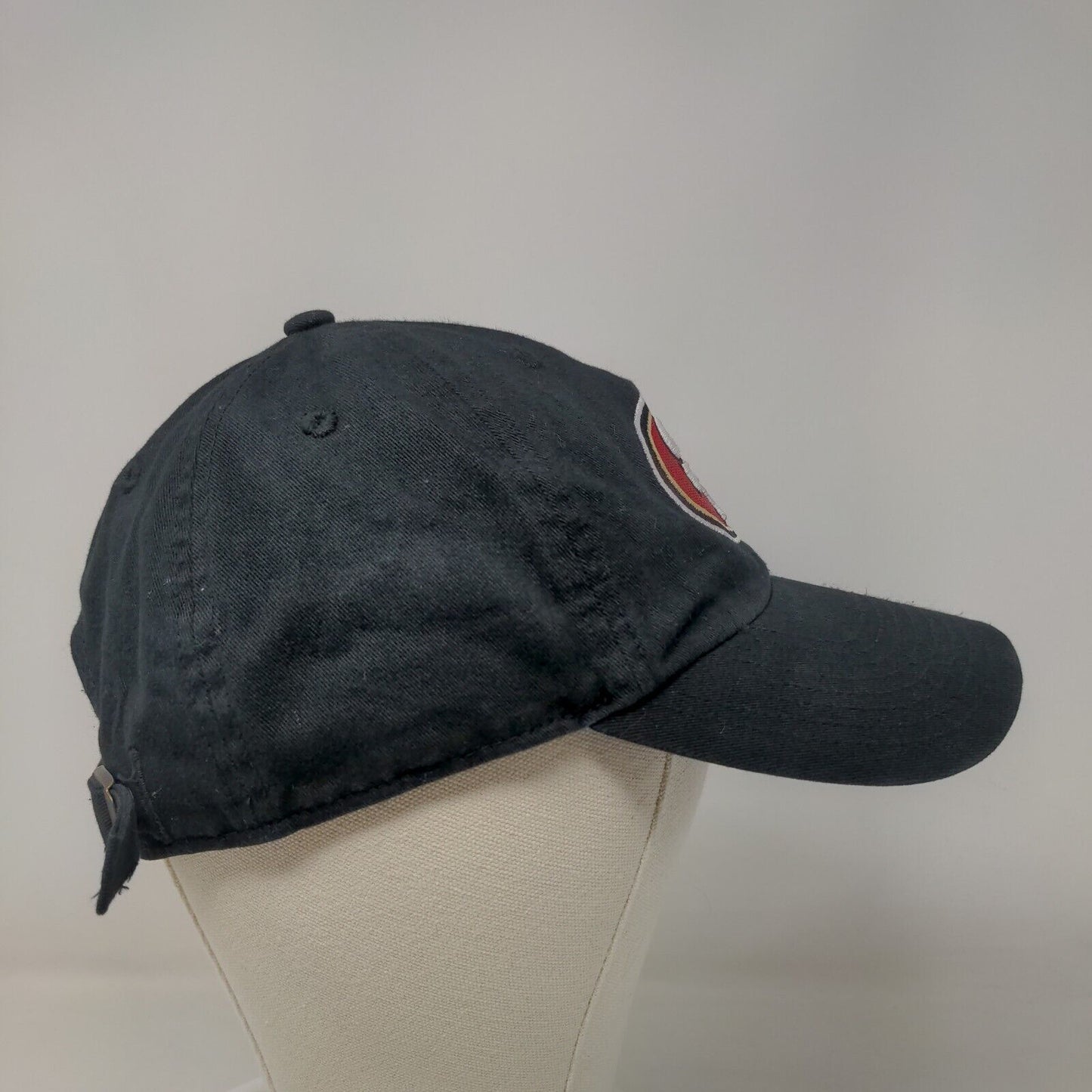 '47 Brand Men's Slideback Hat Black OSFA Embroidered San Francisco 49'ers Logo