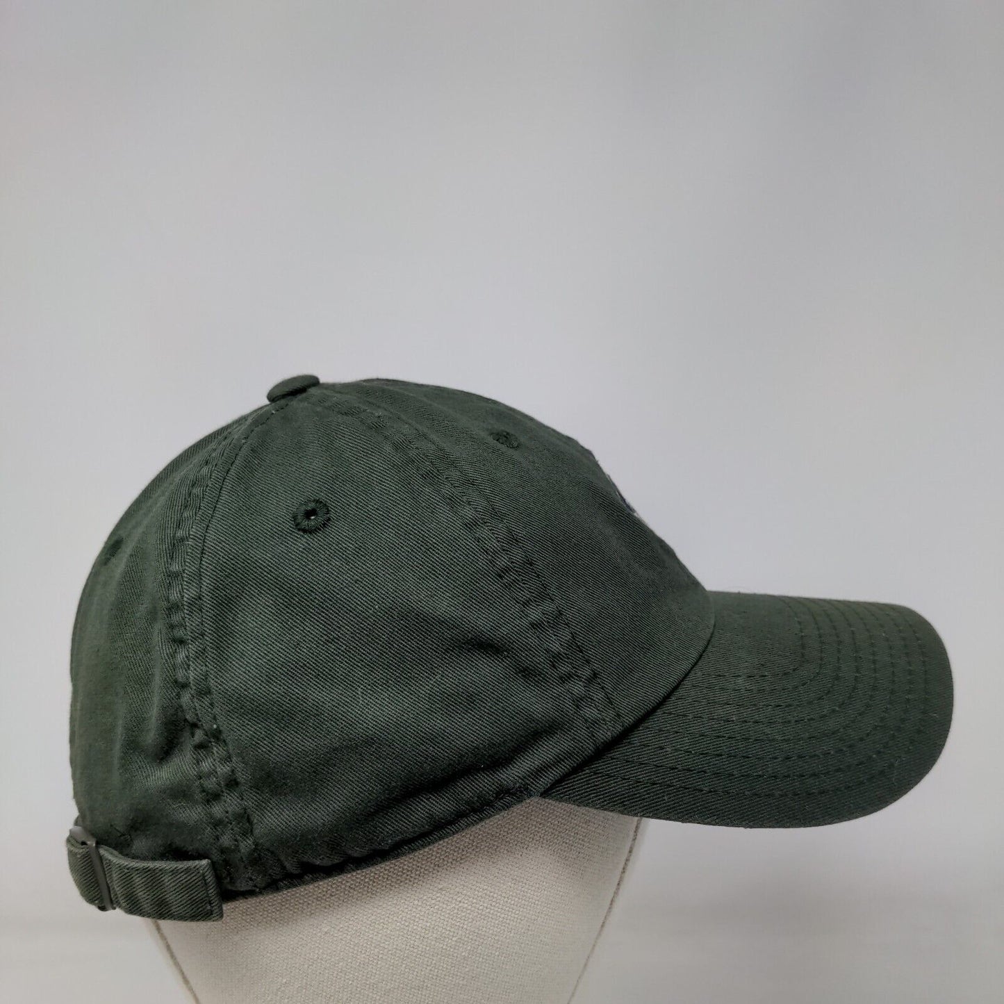 Eagle Slideback Hat Green One Size Solid Embroidered American Needle