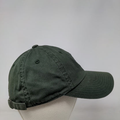 Eagle Slideback Hat Green One Size Solid Embroidered American Needle