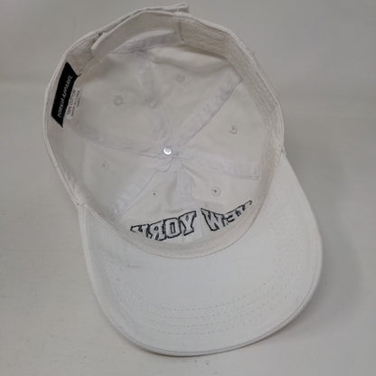 New York Est. 1664 Strapback Hat White OSFA Embroidered Adjustable