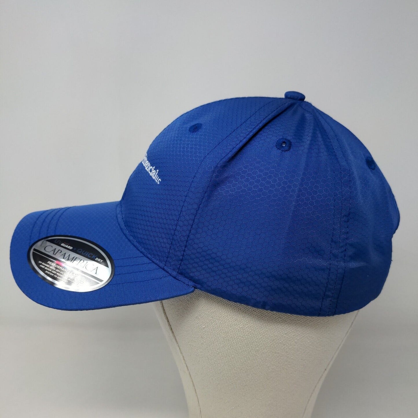 Cap America Golf Men's Strapback Hat Blue Adjustable Pacific Union Financial