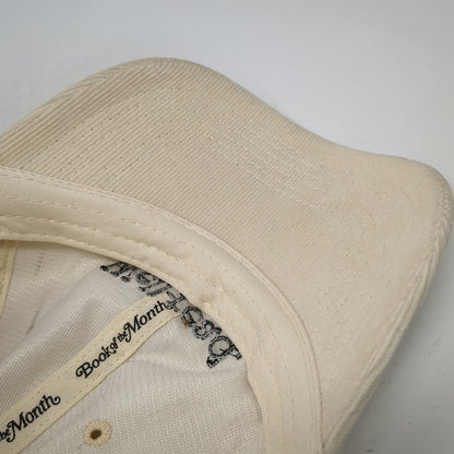 Book of the Month Baseball Cap Beige One Size Well-read Corduroy Slideback Hat