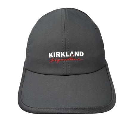 Kirkland Signature Strapback Hat Gray One Size Adjustable Perforated