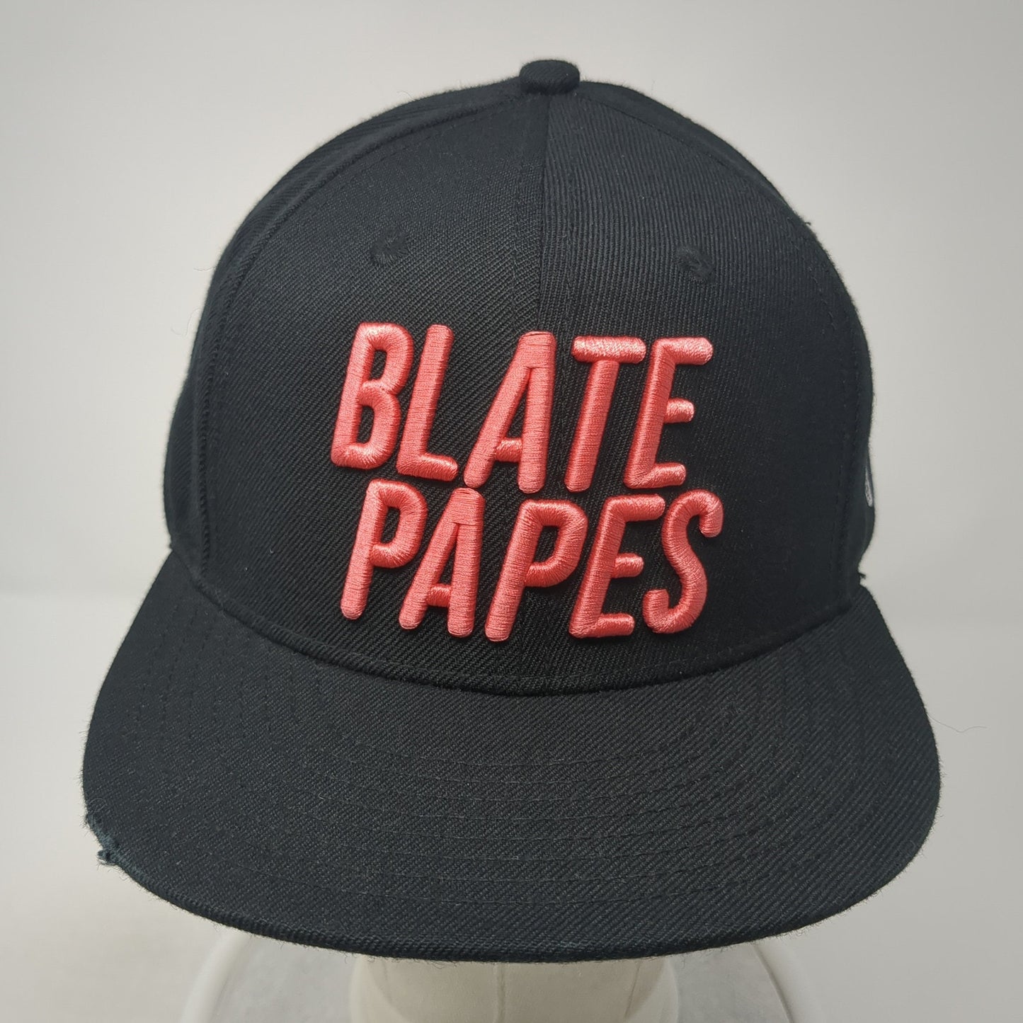 Blate Papes Your Mom's Favorite Snapback Hat Black OS Adjustable Embroidered