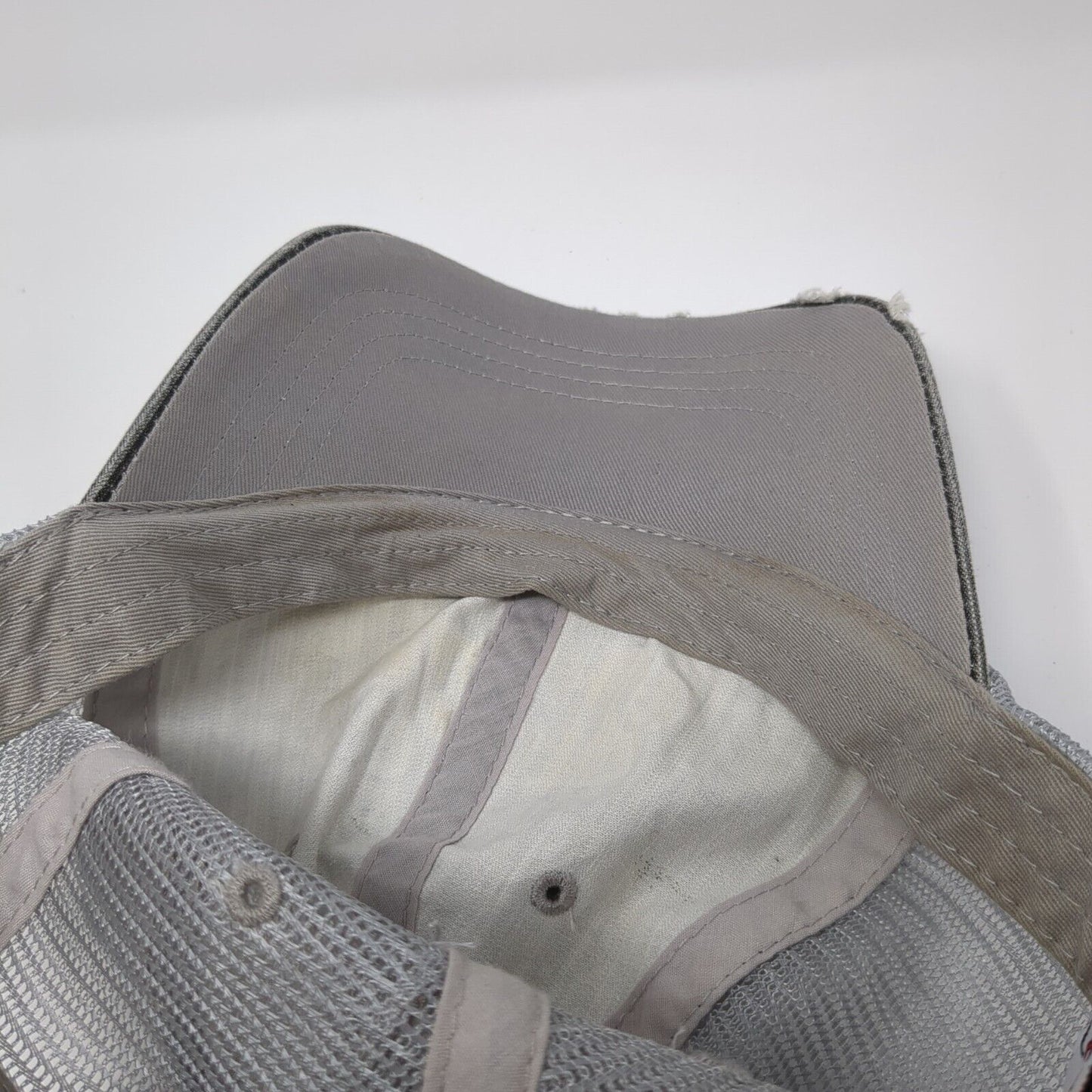 Home Strapback Mesh Back Trucker Hat Gray One Size Adjustable Loaded Lids