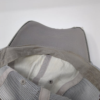 Home Strapback Mesh Back Trucker Hat Gray One Size Adjustable Loaded Lids