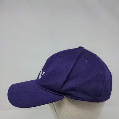 WV Snapback Hat Purple M/L Solid Adjustable Embroidered Richardson