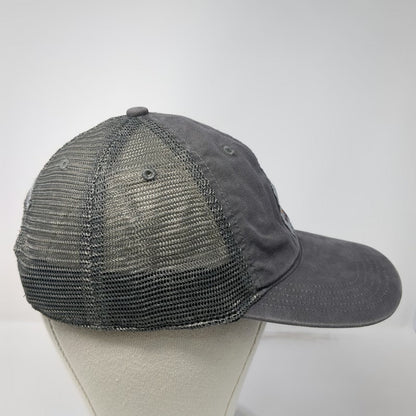Carhartt Trucker Hat Gray One Size Mesh Back Snapback Logo Patch Workwear Canvas