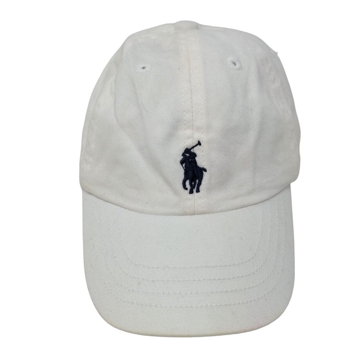 Polo Ralph Lauren Baby Small Pony Stretch Strapback Hat Cream OS 9-24 Months