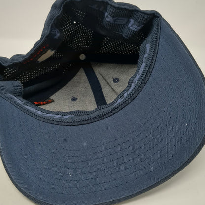 TravisMathew Baseball Cap Blue XL SITECH Construction Technology Fitted Hat